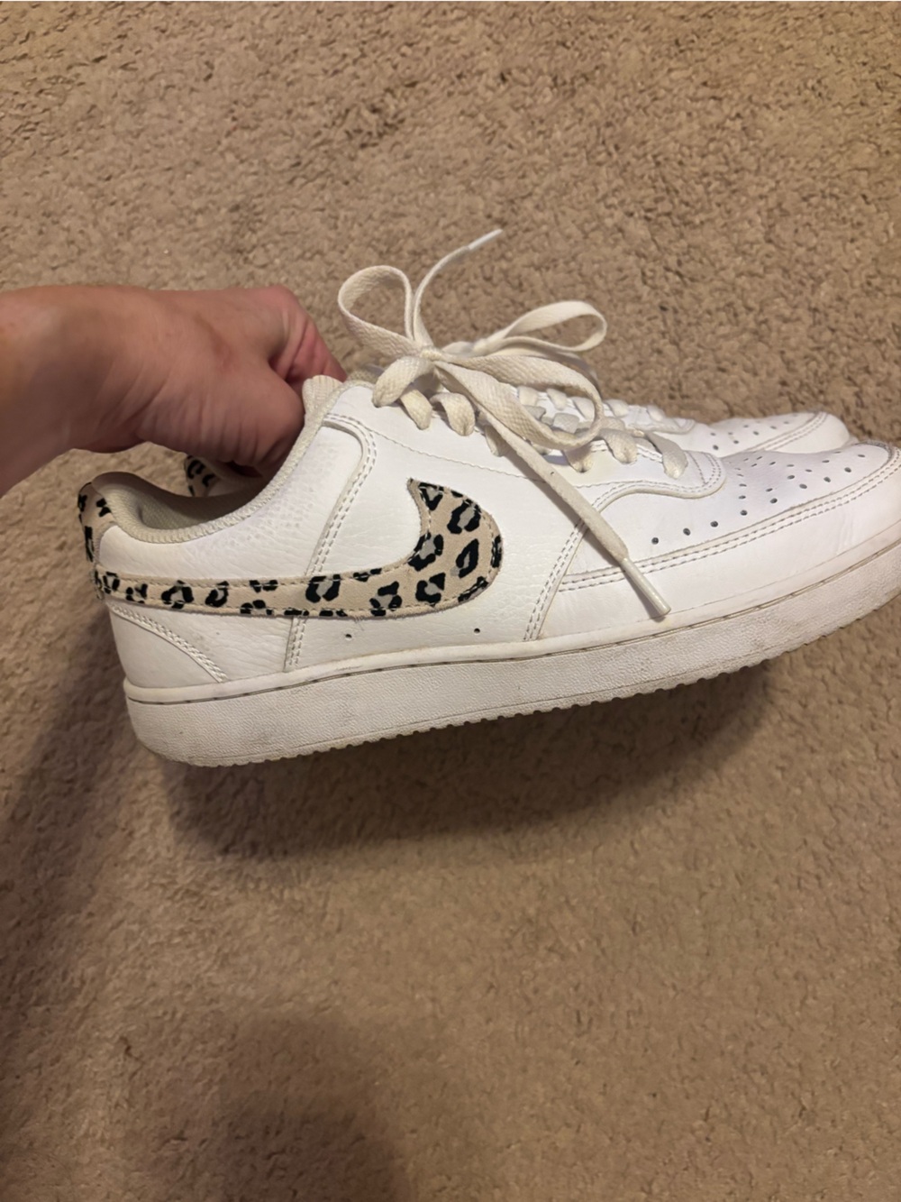 Nike low court leopard sneakers-size 9.5